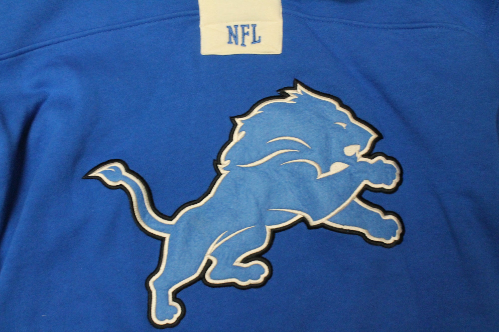 NFL Detroit Lions Men's Old Time Football Hoodie - Medium