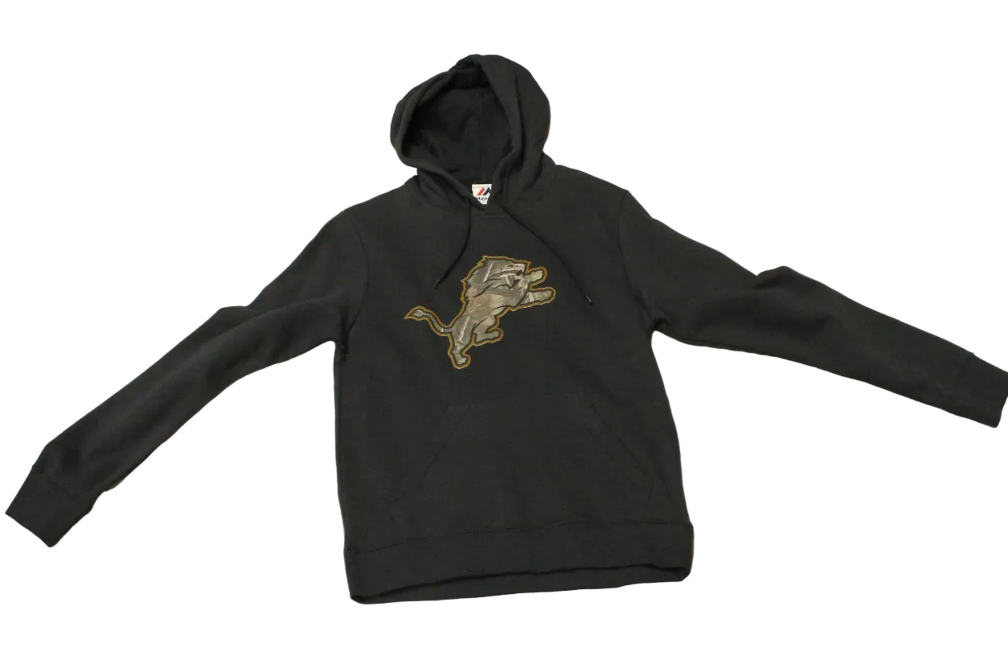 NFL Detroit Lions Men's Majestic Camo Logo Hoodie -Small