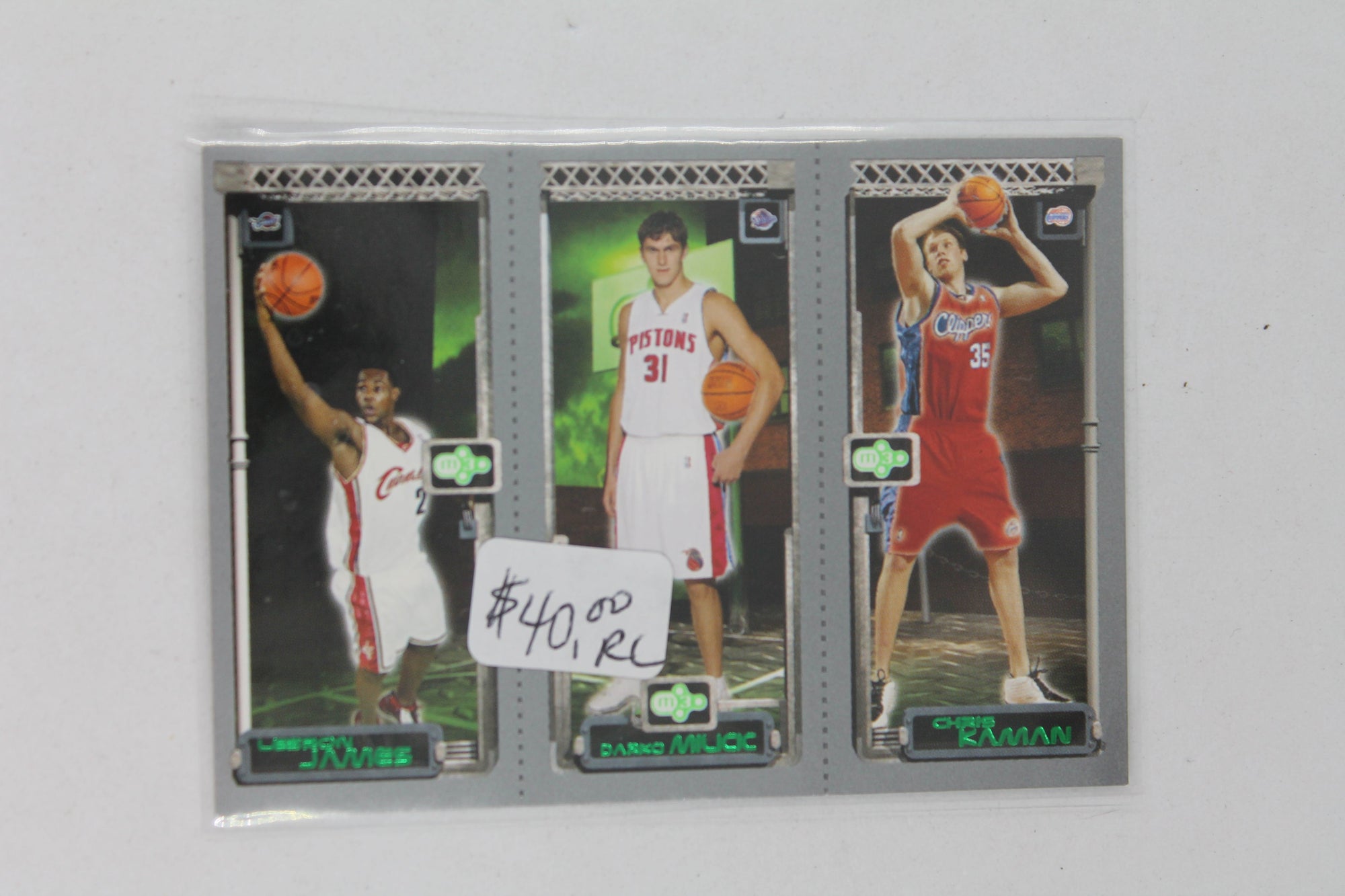 2003-04 Topps Rookie Matrix - [Base] #116-112-111 LeBron James, Darko Milicic, Chris Kaman