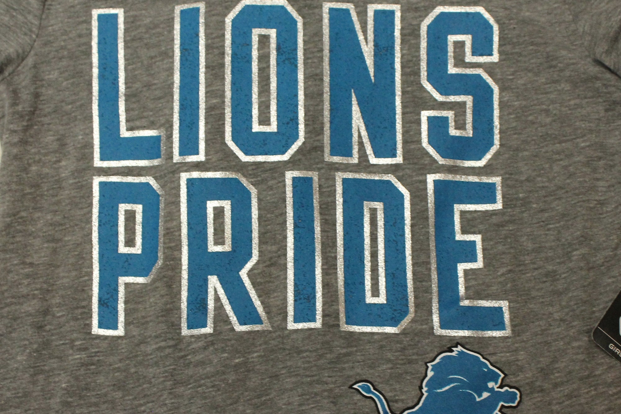 NFL Detroit Lions NFL Team Apparel Youth "Lions Pride" Girl's Tee