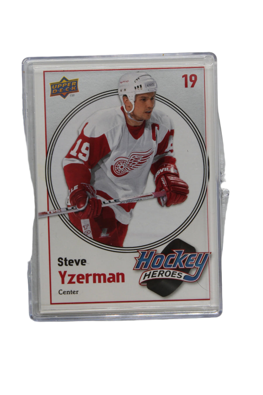 Steve Yzerman HOF 2010-11 UPPER DECK SERIES 1 HOCKEY HEROES SET #HH 1-8