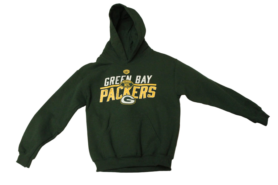 NFL Green Bay Packers Child Old Time Hockey Hoodie