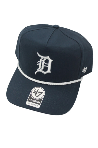 MLB Detroit Tigers '47 Brand Hitch Adjustable Hat with Rope - Blue