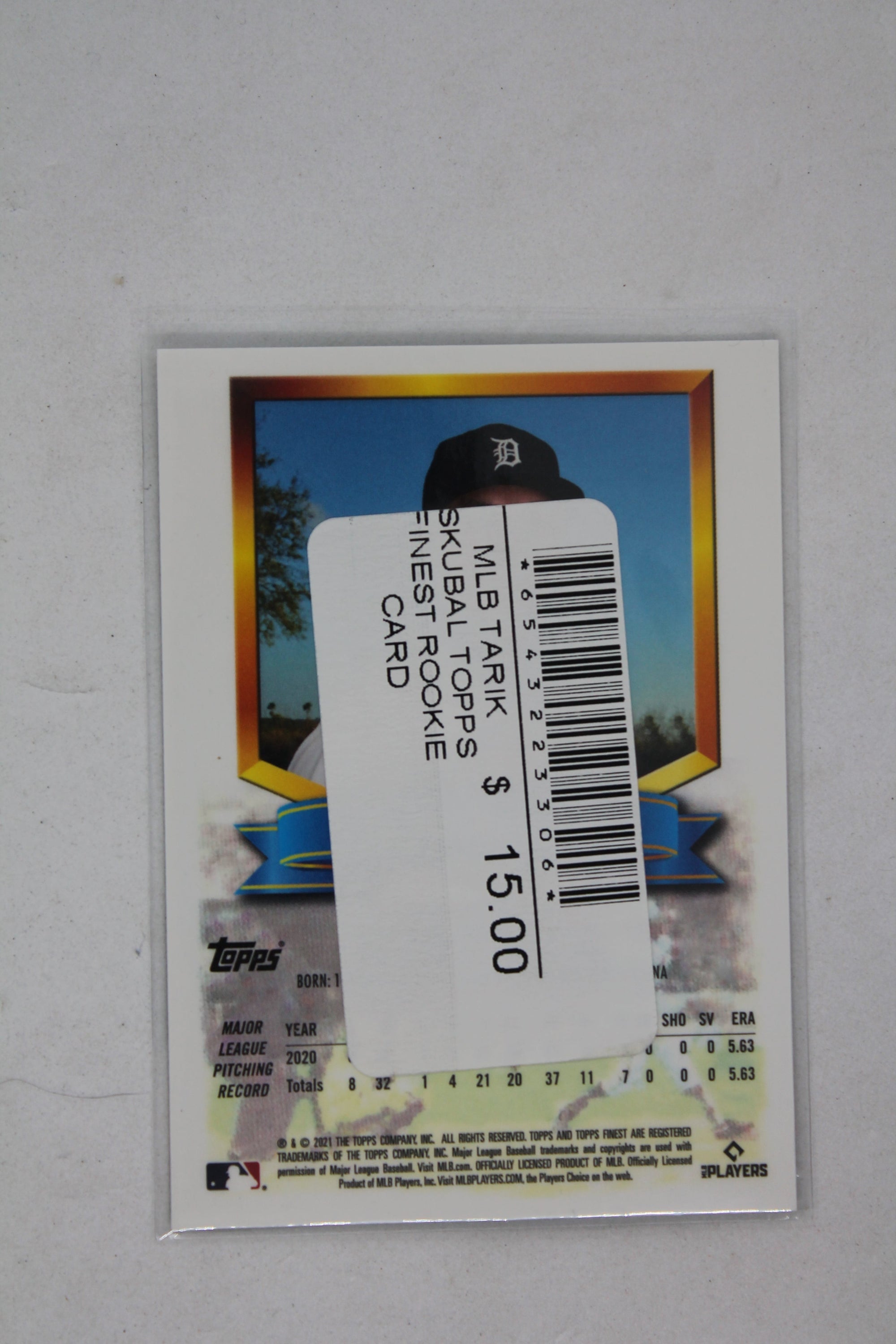 Tarik Skubal 2021 Topps Finest Rookie Card