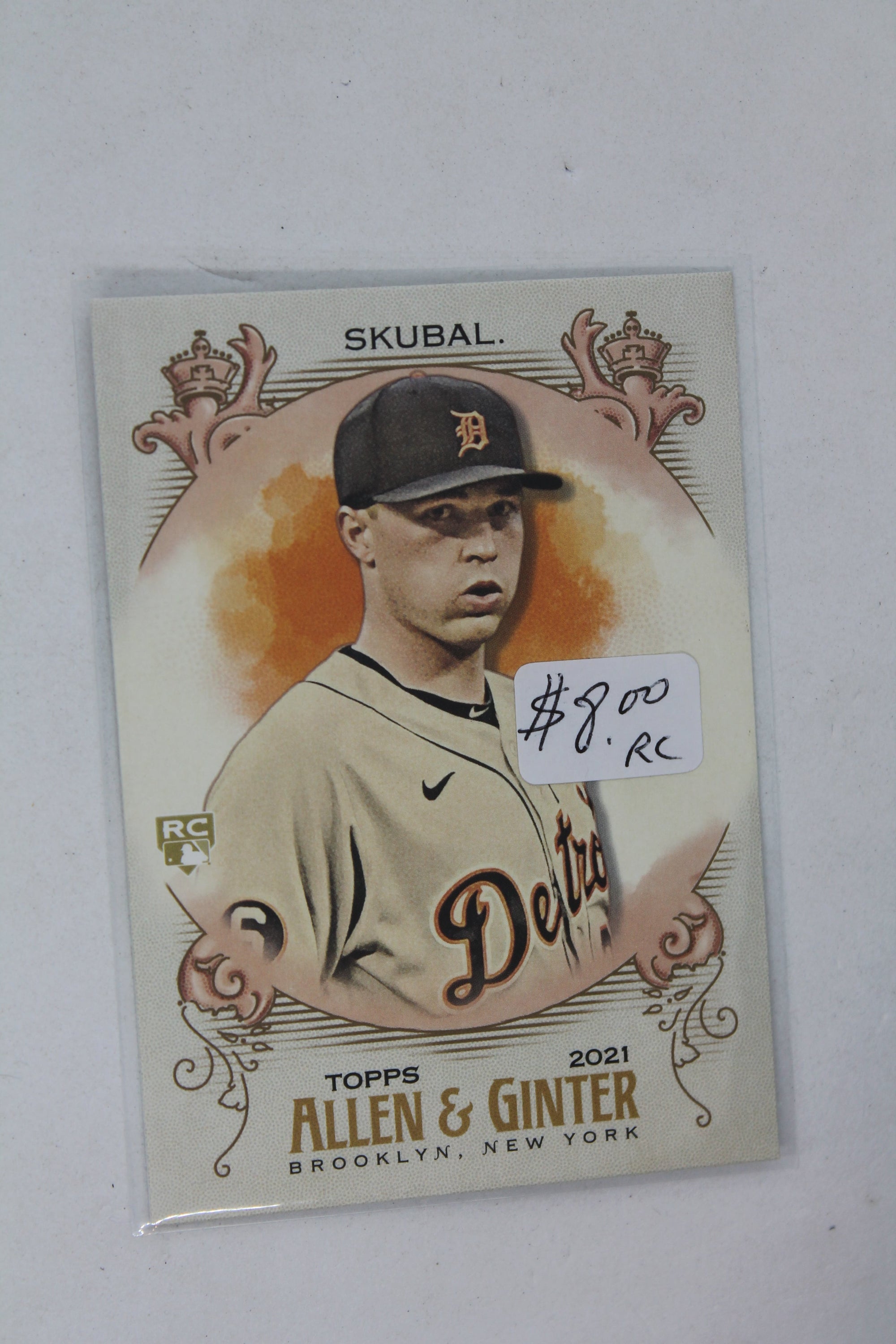 Tarik Skubal 2021 Topps Allen & Ginter's Rookie Card