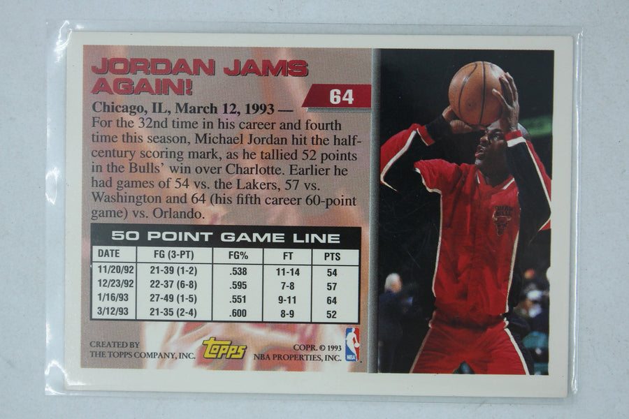 Michael Jordan 1993-94 Topps - [Base] #64 Michael Jordan