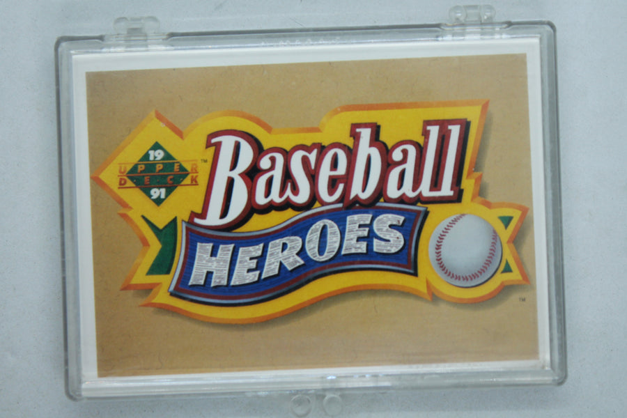 Nolan Ryan 1991 Upper Deck Baseball Heroes Full 9 Card Set + Cover Card