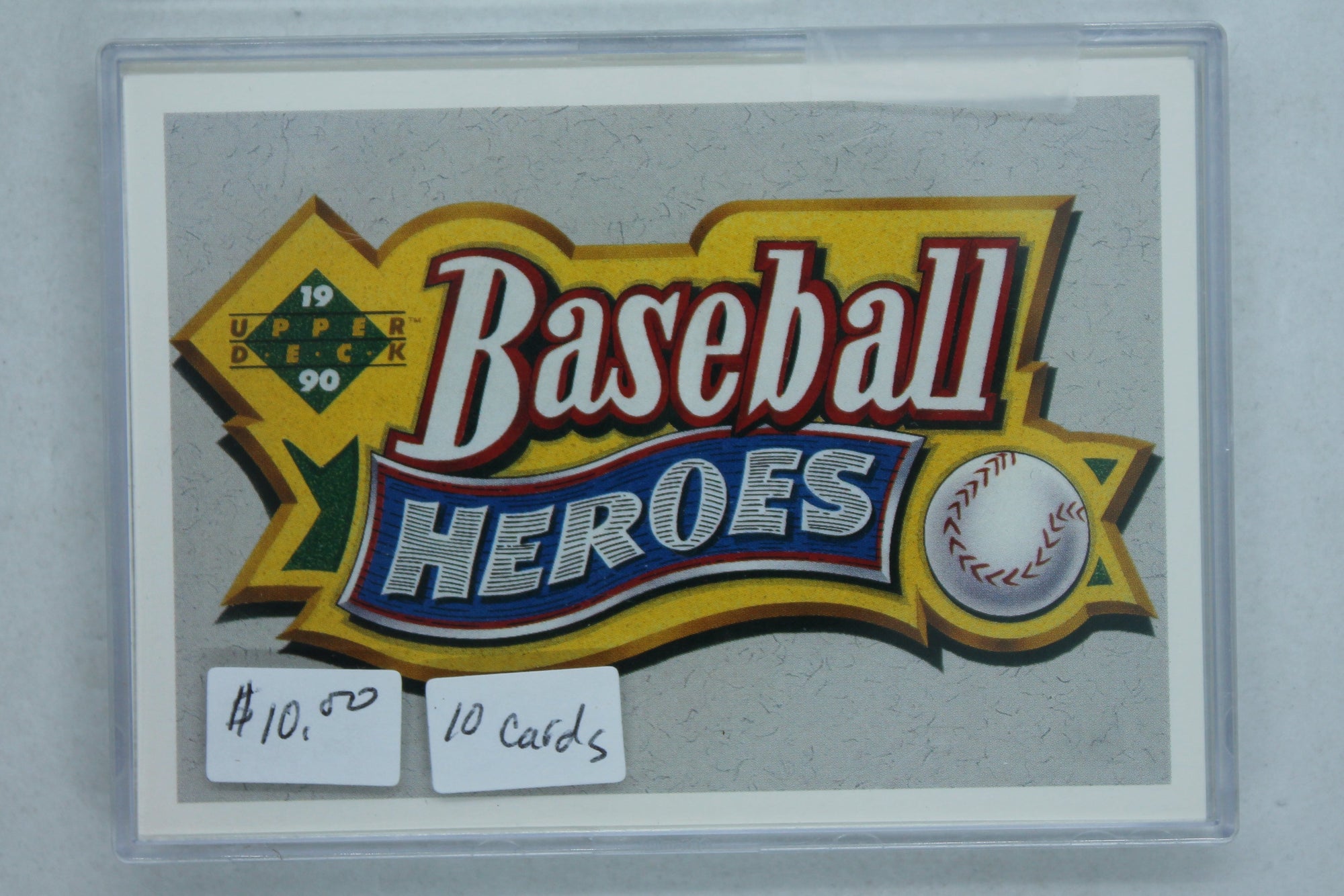 1990 UPPER DECK REGGIE JACKSON - Baseball Heroes - Set of 9 + Cover Card