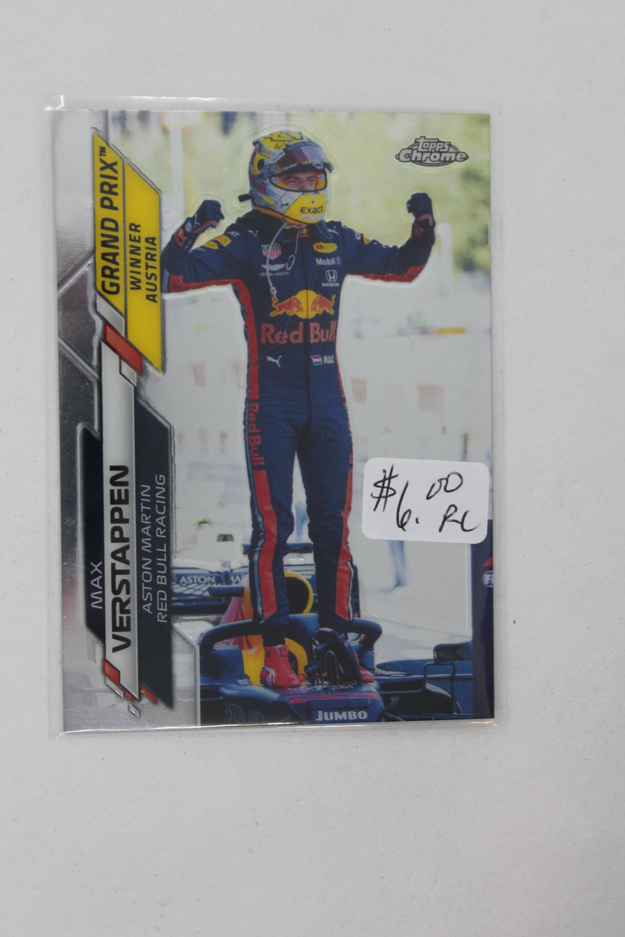 Max Verstappen 2020 Topps Chrome Formula 1 - Grand Prix Winners - Rookie Card - Austria