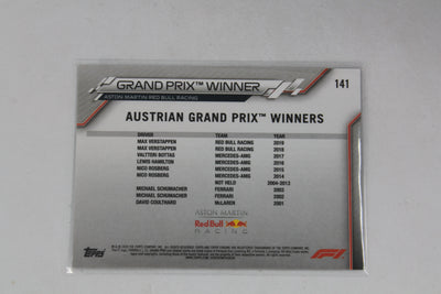 Max Verstappen 2020 Topps Chrome Formula 1 - Grand Prix Winners - Rookie Card - Austria