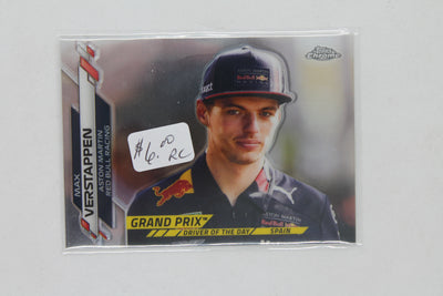 Max Verstappen 2020 Topps Chrome Formula 1 - Grand Prix Driver of the Day - Rookie Card