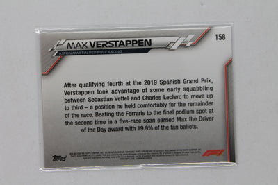 Max Verstappen 2020 Topps Chrome Formula 1 - Grand Prix Driver of the Day - Rookie Card