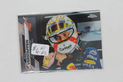Max Verstappen 2020 Topps Chrome Formula 1 - F1 Racers - Rookie Card