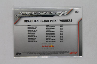 Max Verstappen 2020 Topps Chrome Formula 1 - Grand Prix Winners - Rookie Card - Brazil