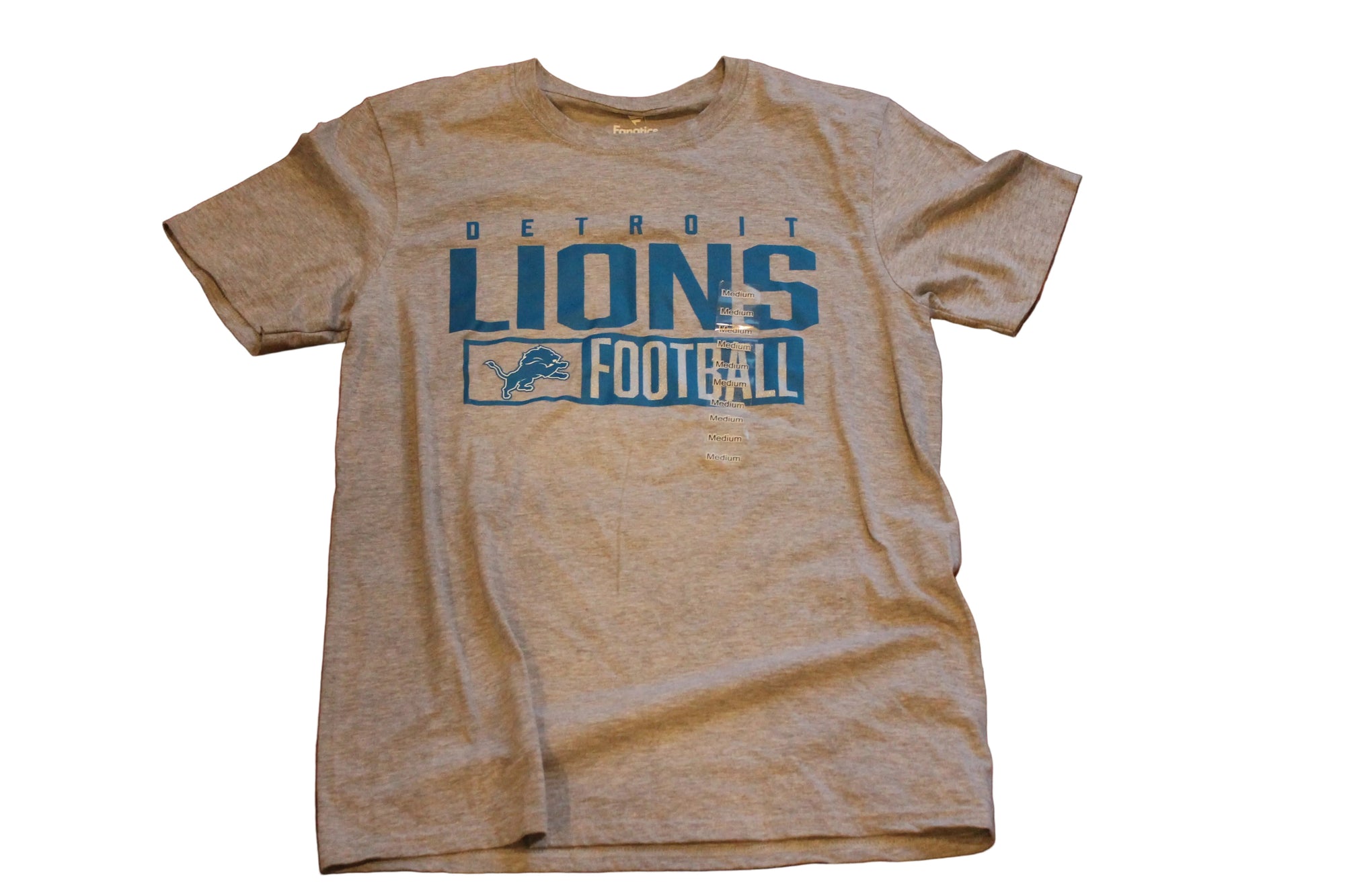 NFL Detroit Lions Men's Fanatics Steel Heath Tee