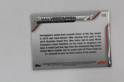 Max Verstappen 2020 Topps Chrome Formula 1 - Grand Prix Driver of the Day - Rookie Card