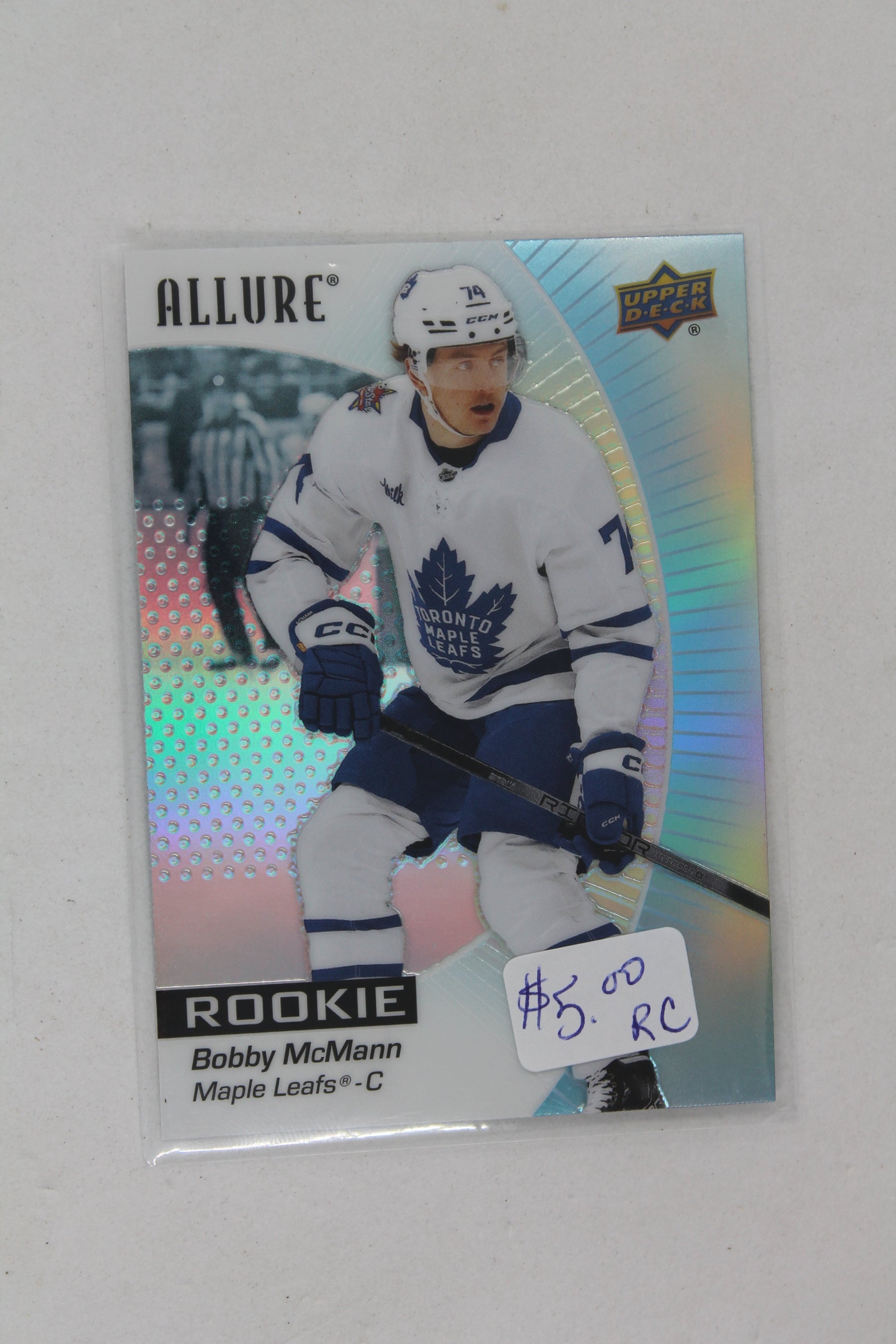 Bobby McMann 2023-24 Upper Deck Allure Rookies Rookie Card