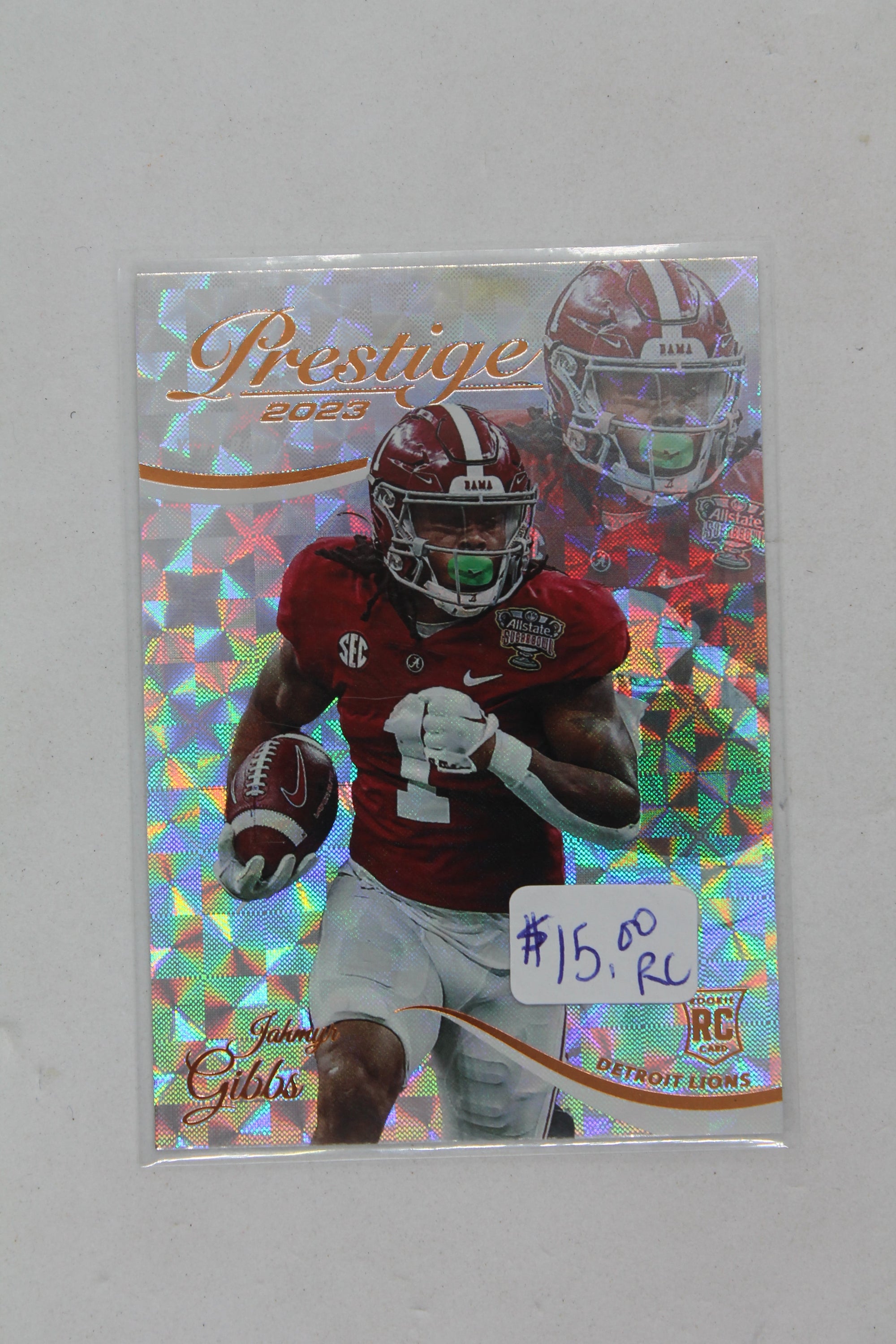 Jahmyr Gibbs 2023 Panini Prestige Xtra Points Hyper Rookies - Rookie Card