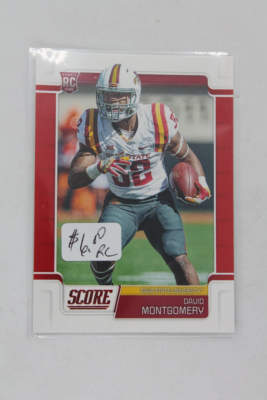 David Montgomery 2019 Score - Red Rookies - Rookie Card