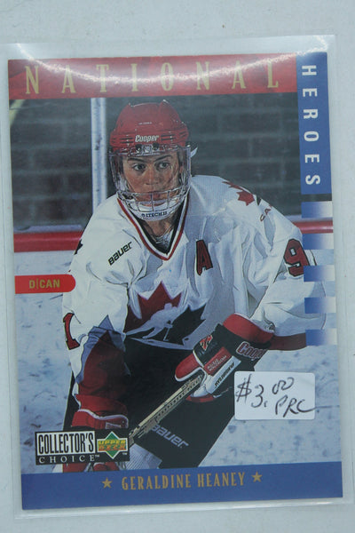Geraldine Heaney 1997-98 Upper Deck Collector's Choice National Heroes - PRC
