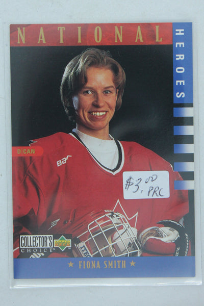 Fiona Smith 1997-98 Upper Deck Collector's Choice National Heroes - PRC