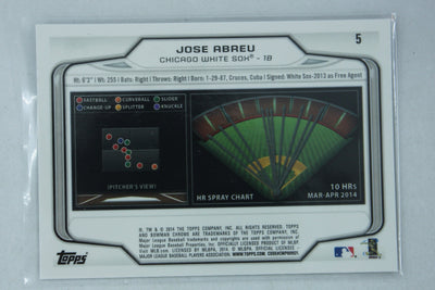 Jose Abreu 2014 Bowman Chrome Rookie Card