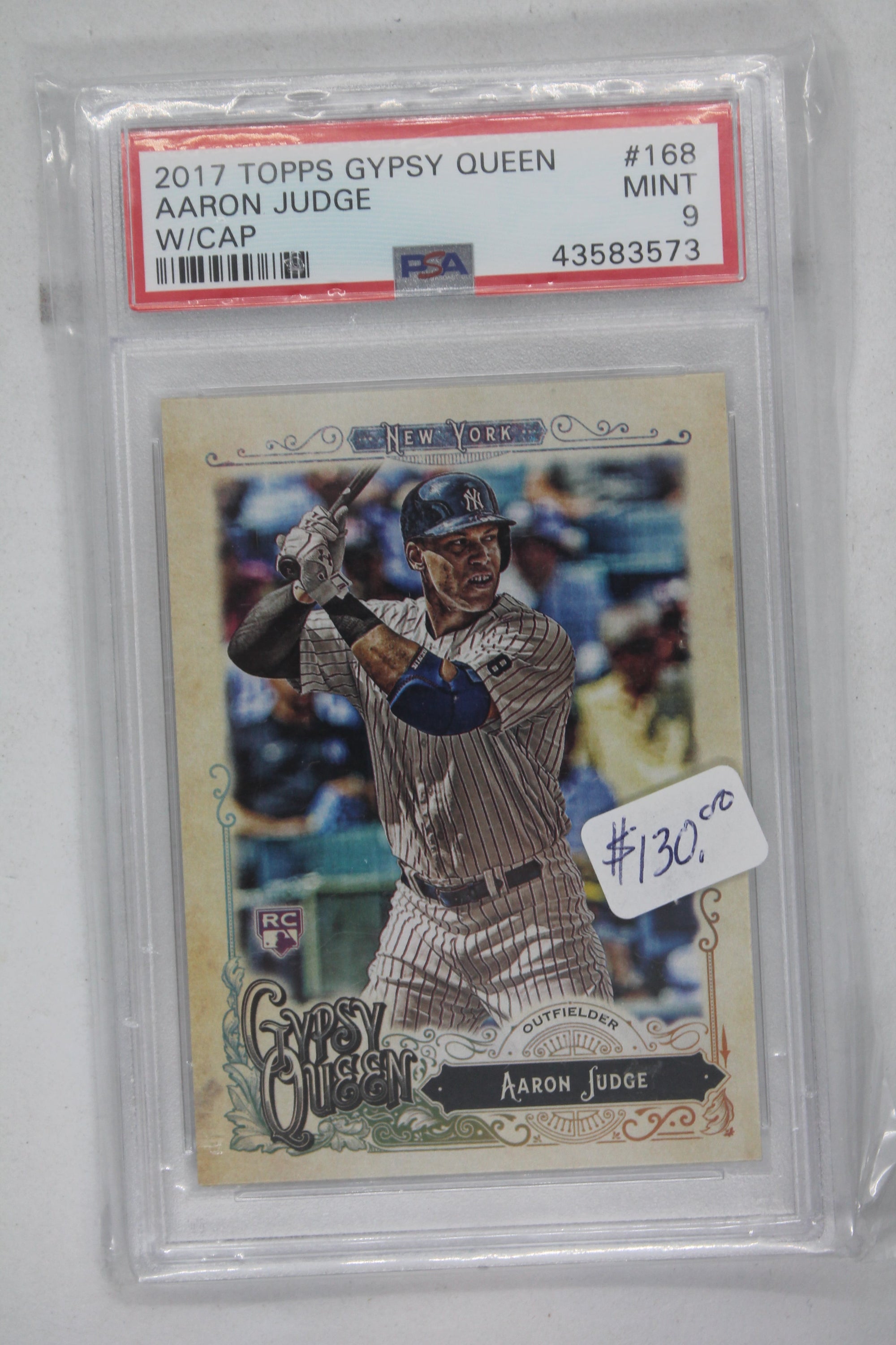Aaron Judge Rookie Card 2017 Topps Gypsy Queen  [PSA 9 MINT]