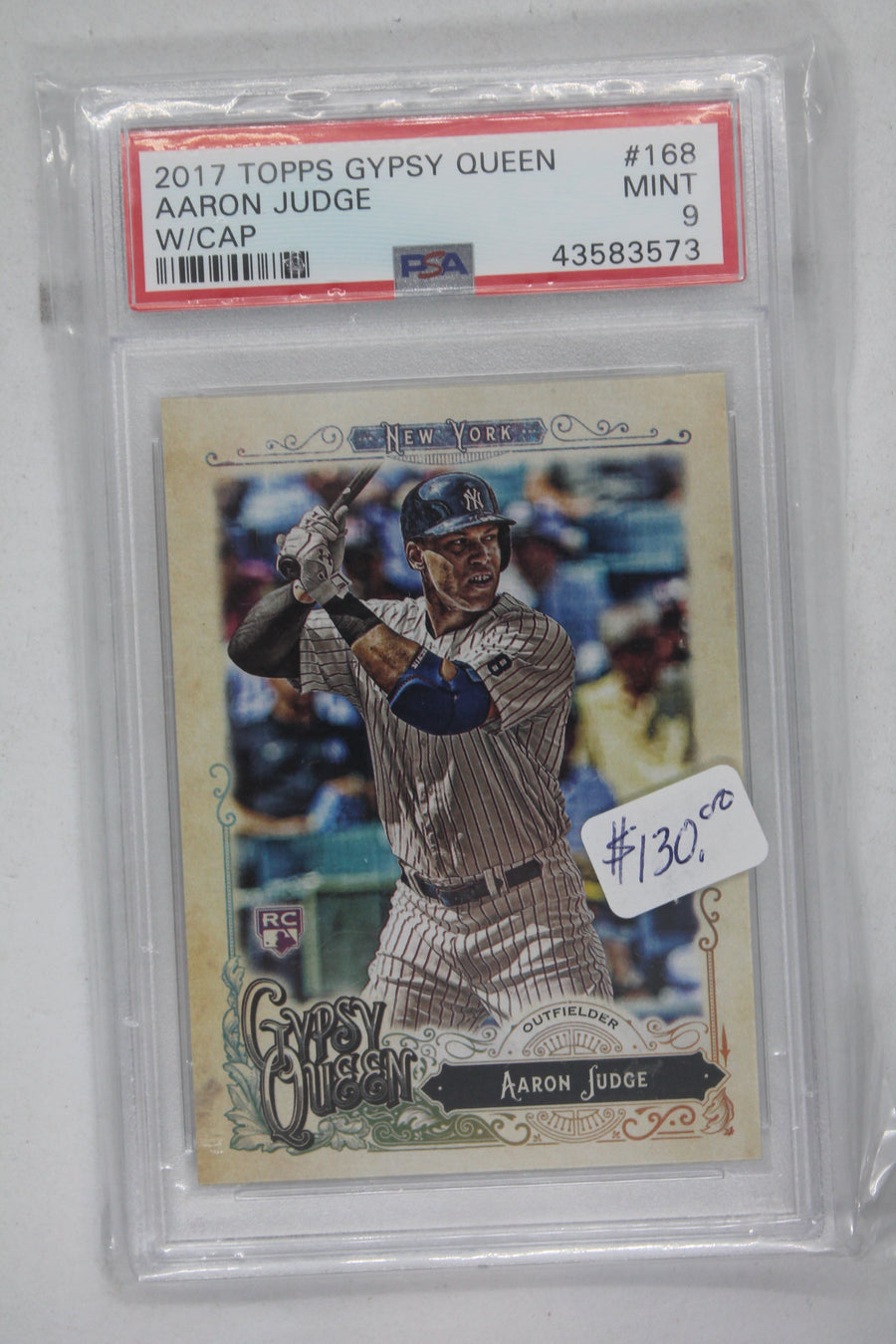 Aaron Judge Rookie Card 2017 Topps Gypsy Queen  [PSA 9 MINT]