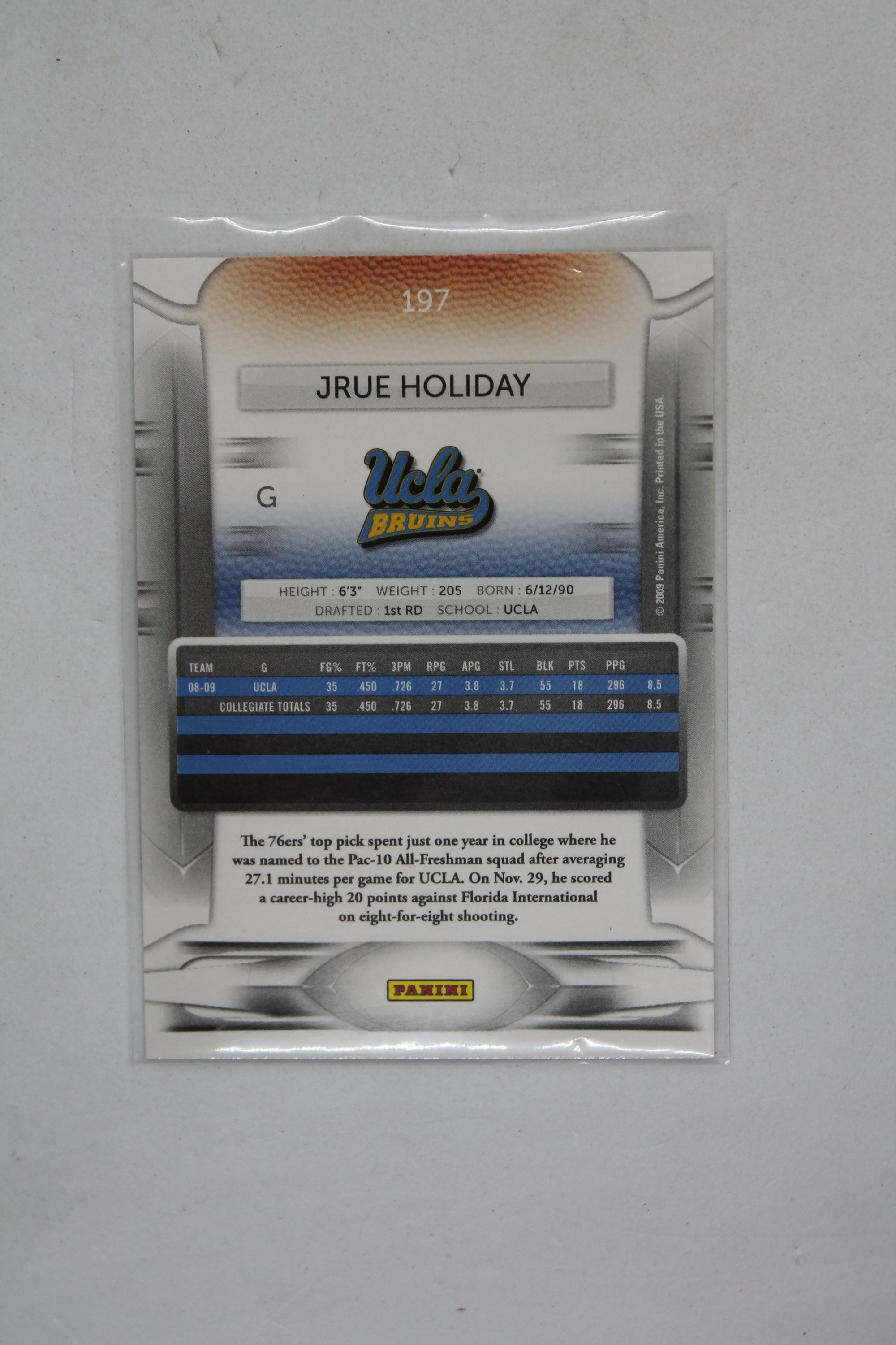 2009-10 Panini Prestige - [Base] #197  Rookie - Jrue Holiday Rookie Card