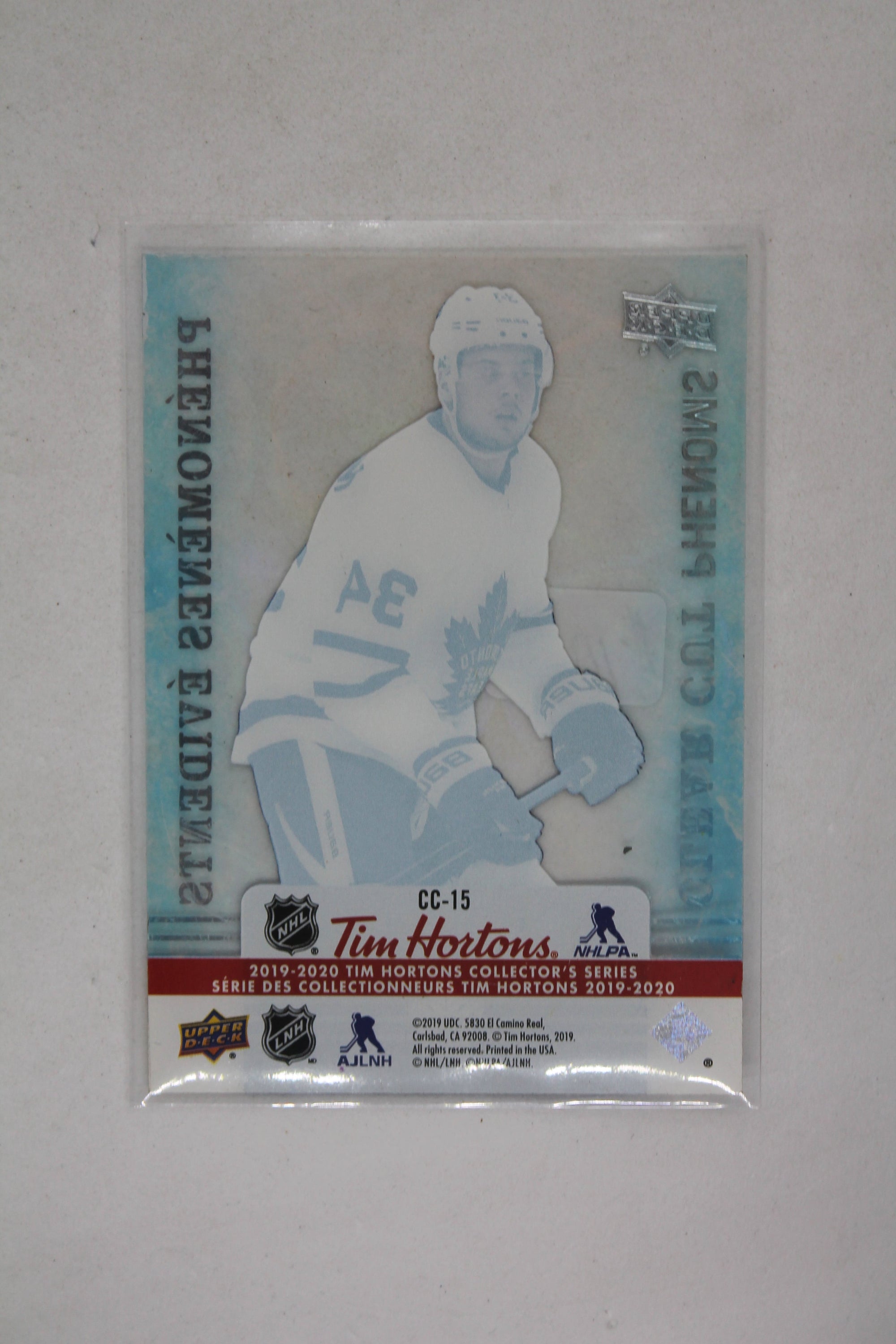 Auston Matthews 2019-20 Upper Deck Tim Hortons Collector's Series - Clear Cut Phenoms #CC-15