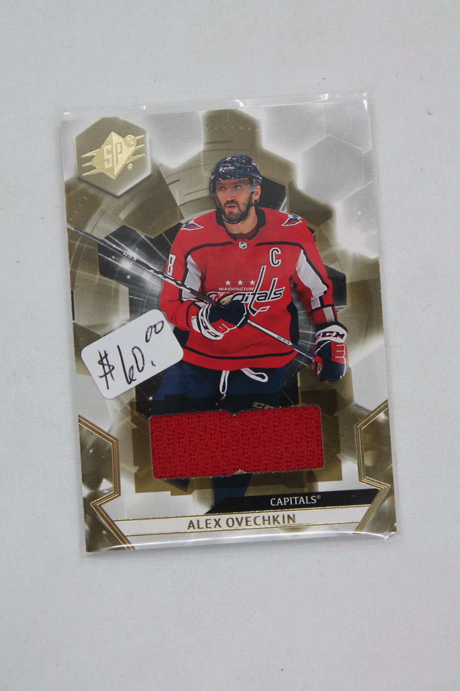 Alex Ovechkin 2020-21 SPx Game Used Jerseys #2 Jersey Card