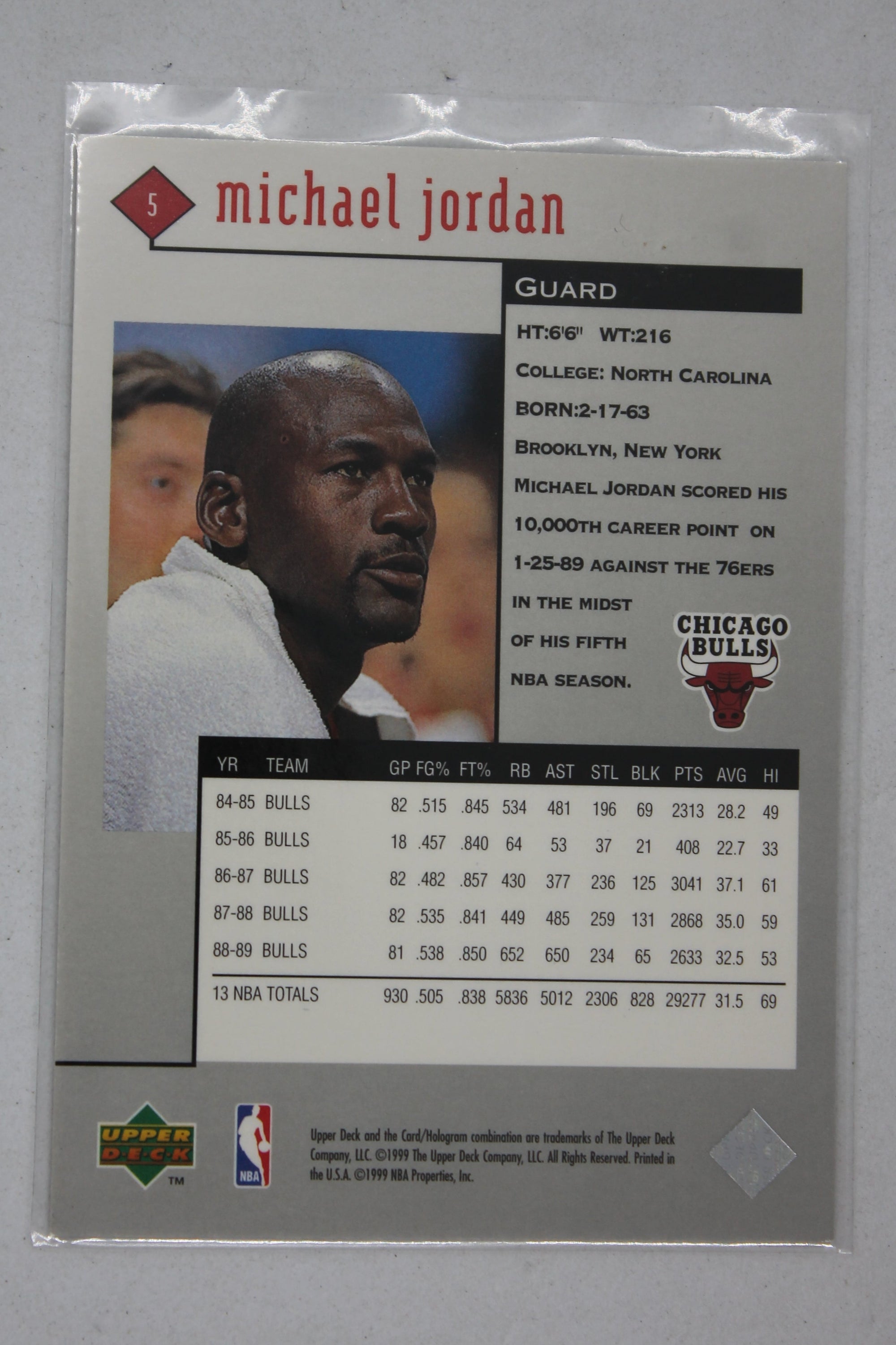 Michael Jordan 1998-99 Upper Deck Black Diamond - [Base] #5