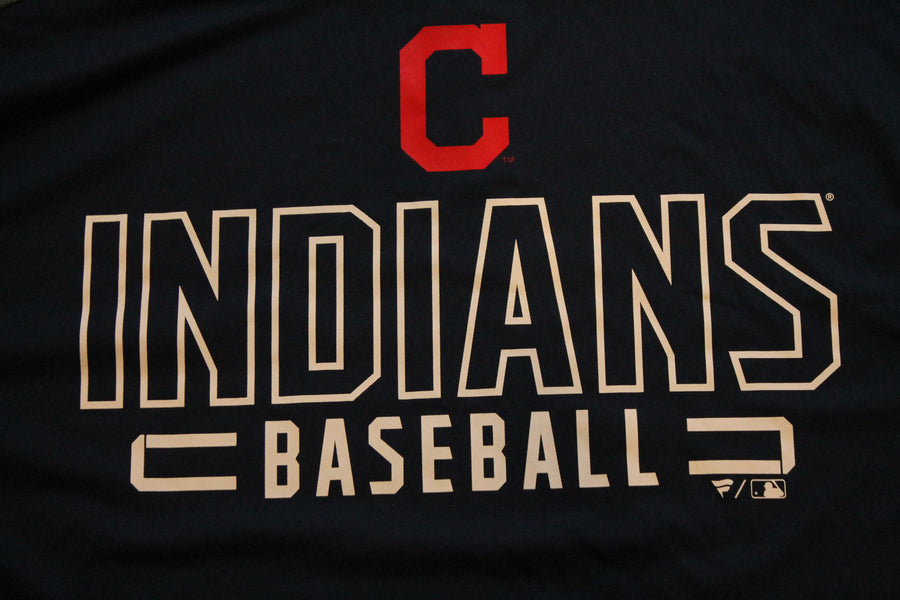 MLB Cleveland Indians Fanatics Men's 3/4 Crew Tee
