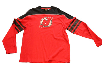 NHL New Jersey Devils Men's Reebok Long Sleeve Tee - Medium