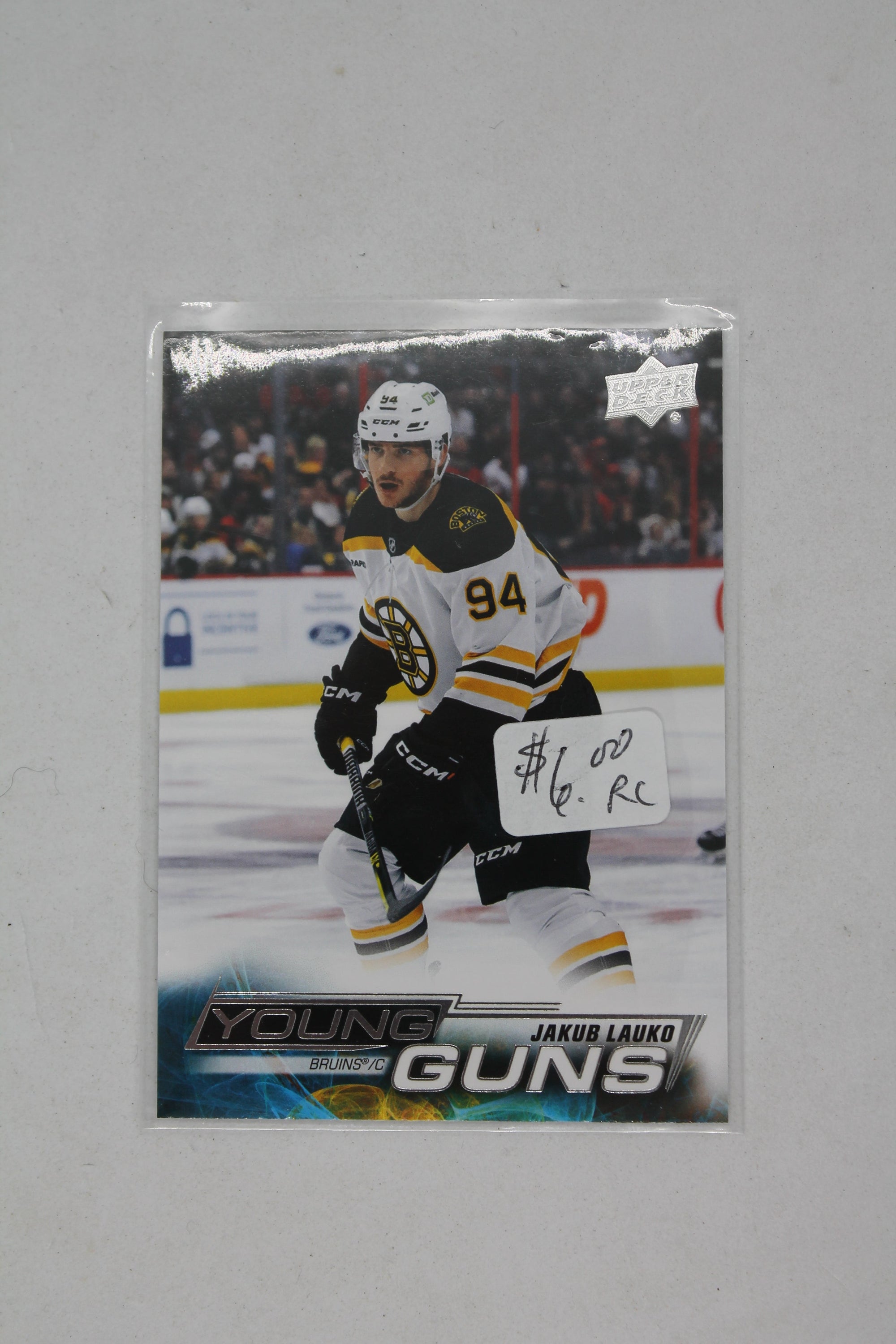 Jakub Lauko 2022-23 Upper Deck Series 2 Young Guns Rookie Card