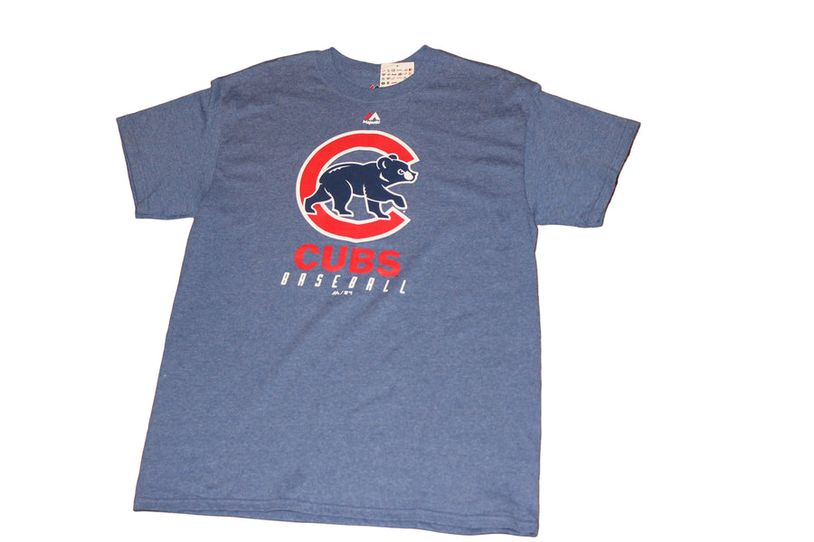 MLB Chicago Cubs Majestic Men's Logo Tee