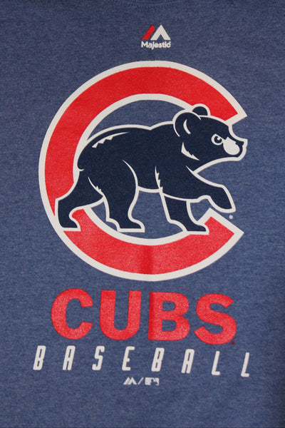 MLB Chicago Cubs Majestic Men's Logo Tee