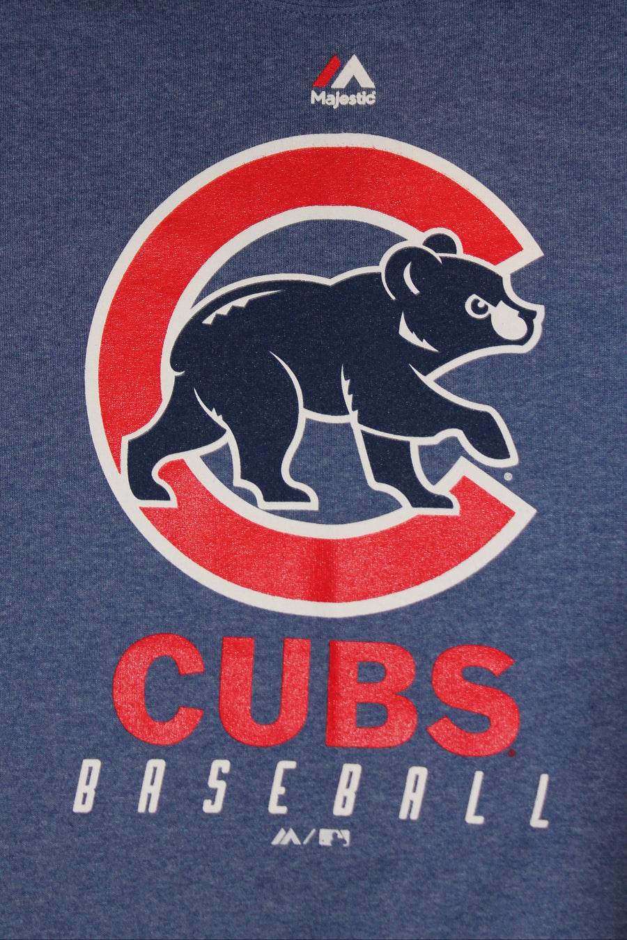 MLB Chicago Cubs Majestic Men's Logo Tee
