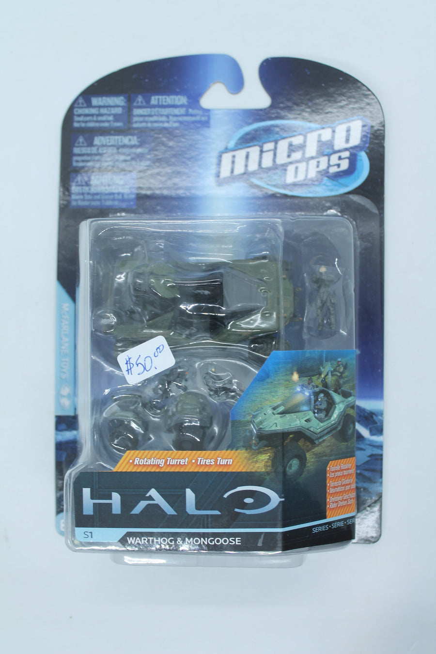 McFarlane Toys Halo Micro Ops Series 1 Warthog & Mongoos 2012 NEW