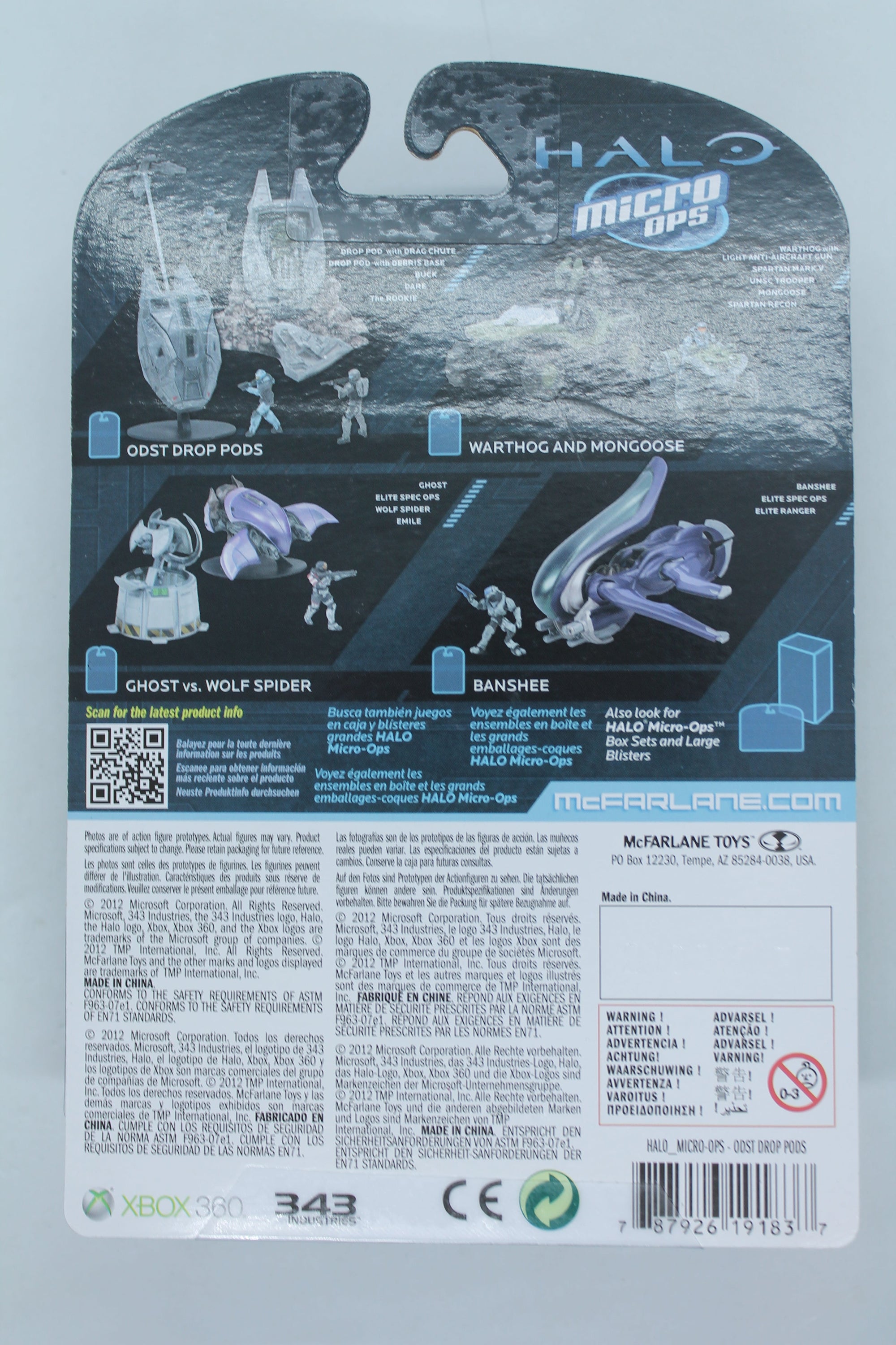 Halo Micro Ops Series 1  (2012) McFarlane Toys ODST Drop Pods Small Mini Figure