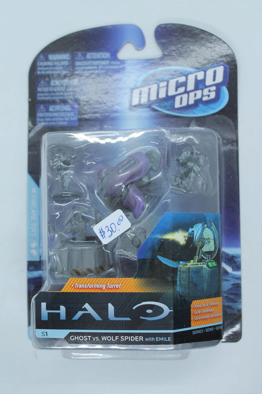 Halo Micro Ops Series 1  (2012) McFarlane toys, Ghost vs. Wolf Spider