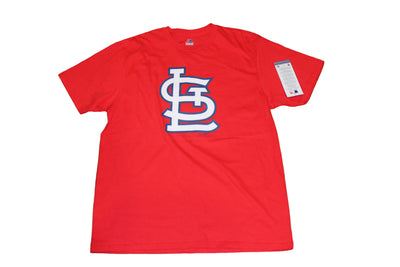 MLB St. Louis Cardinals Majestic Men's Logo Tee  - Red
