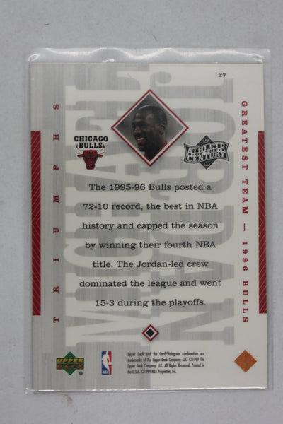 Michael Jordan  1999 Upper Deck Michael Jordan Athlete of the Century - [Base] #27