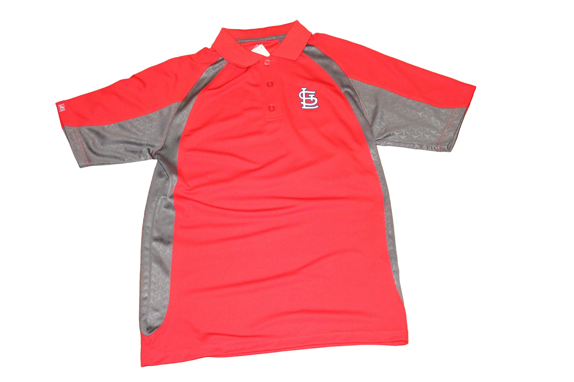 MLB St. Louis Cardinals Majestic Men's Golf Shirt - Red