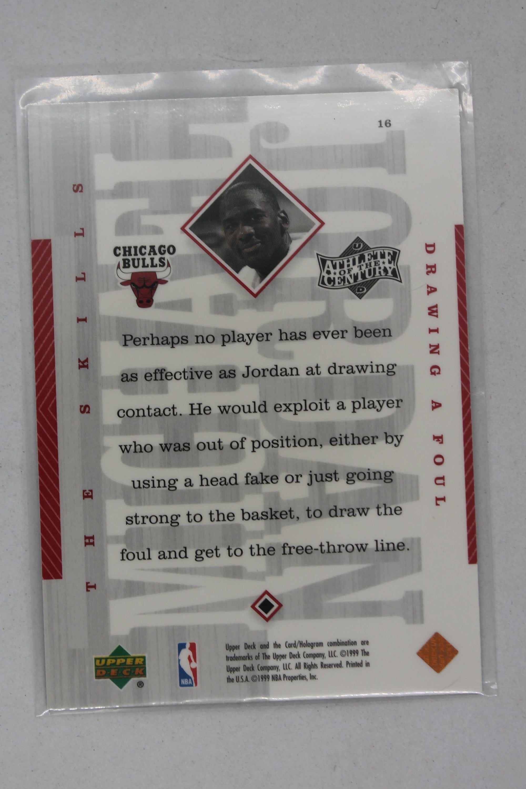 Michael Jordan  1999 Upper Deck Michael Jordan Athlete of the Century - [Base] #16