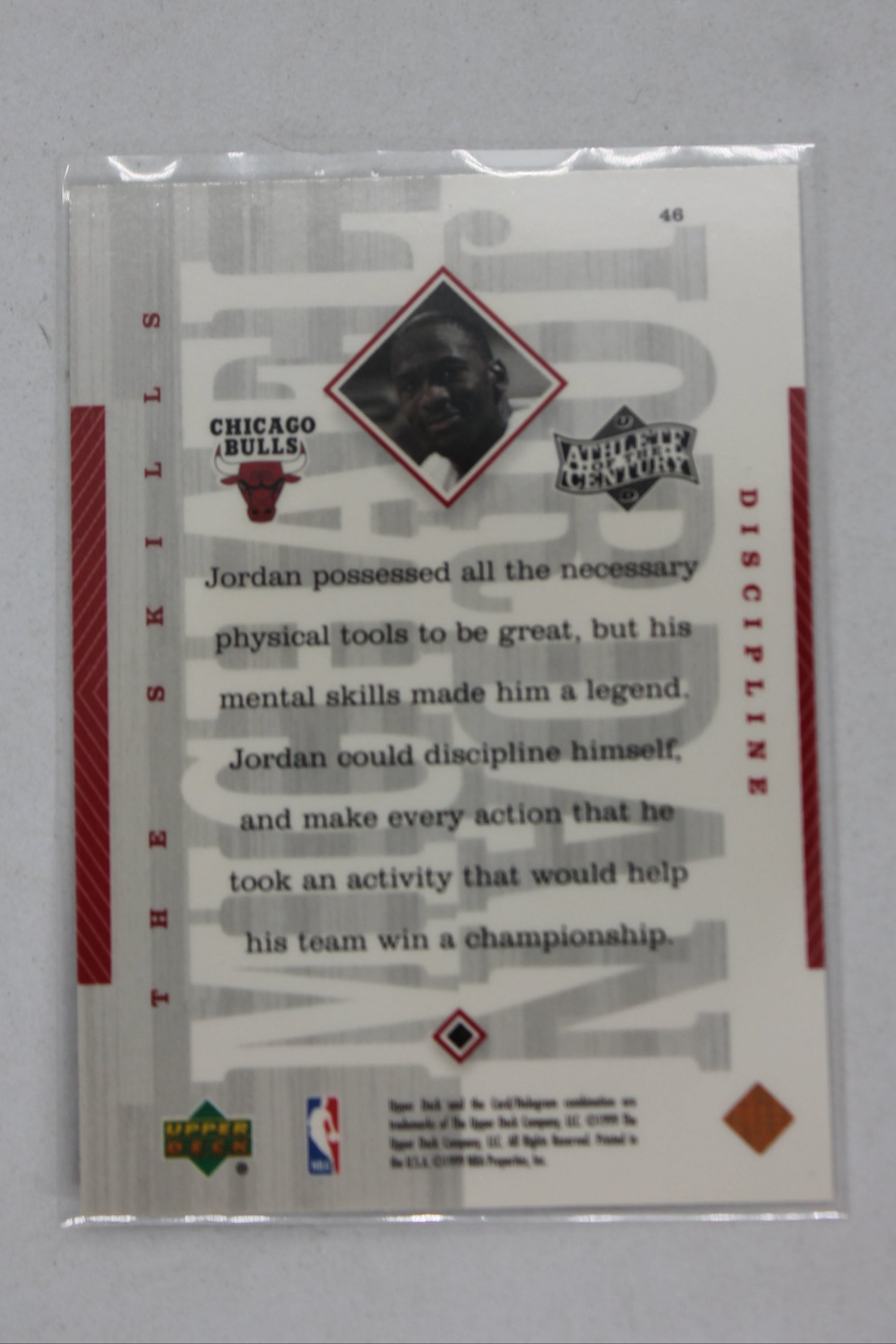 Michael Jordan  1999 Upper Deck Michael Jordan Athlete of the Century - [Base] #46