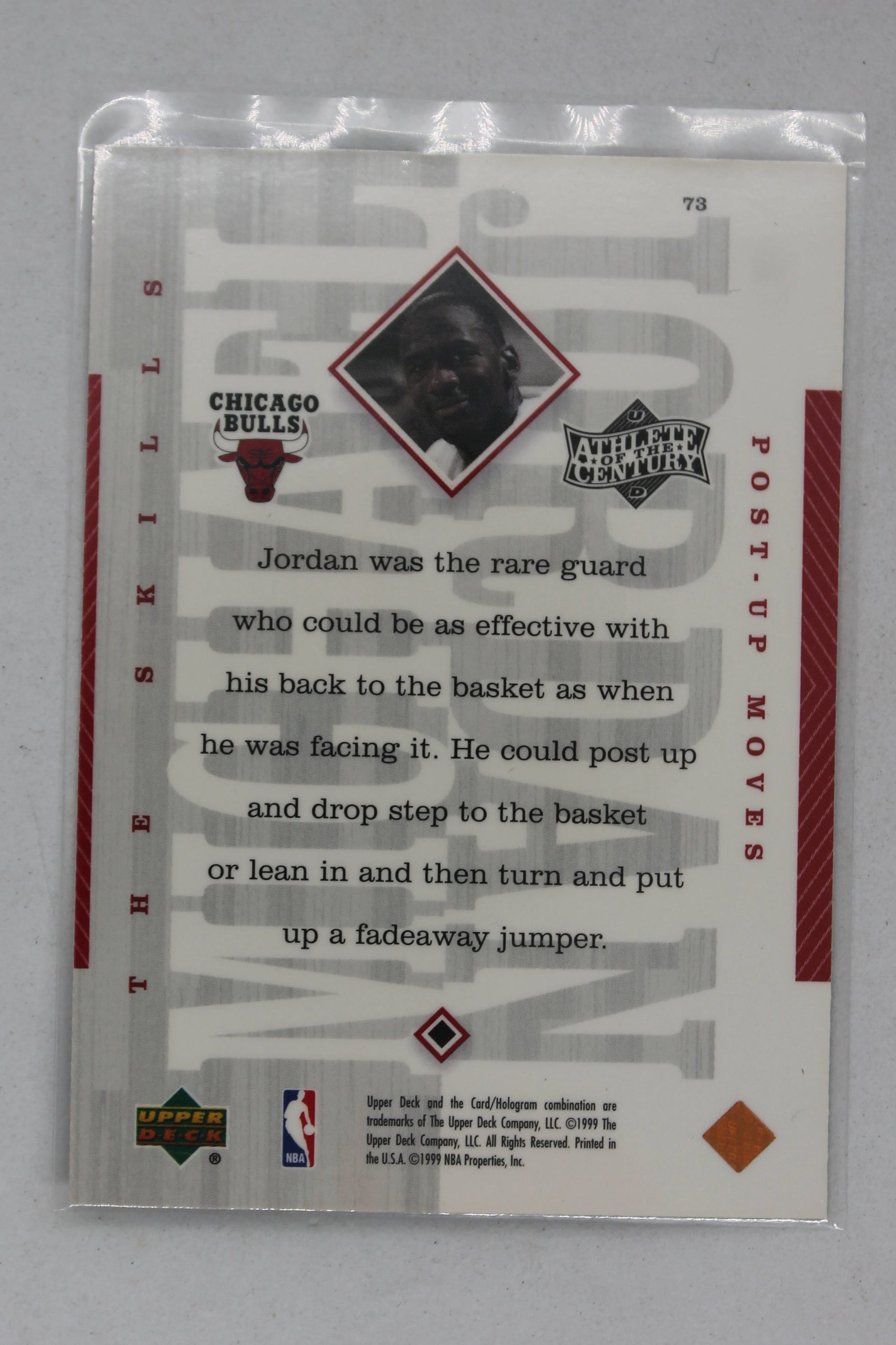 Michael Jordan  1999 Upper Deck Michael Jordan Athlete of the Century - [Base] #73
