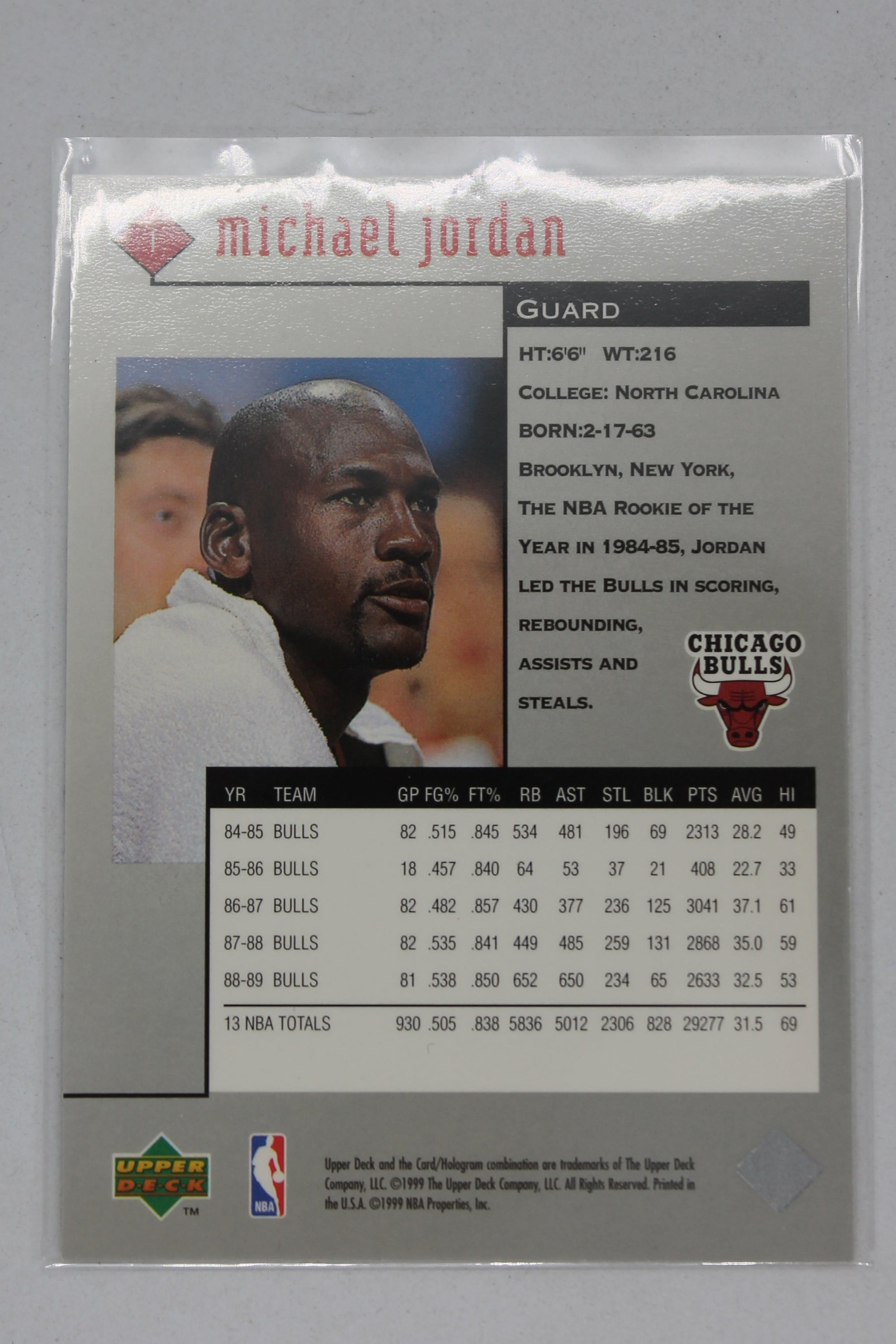 Michael Jordan 1998-99 Upper Deck Black Diamond - [Base] #1