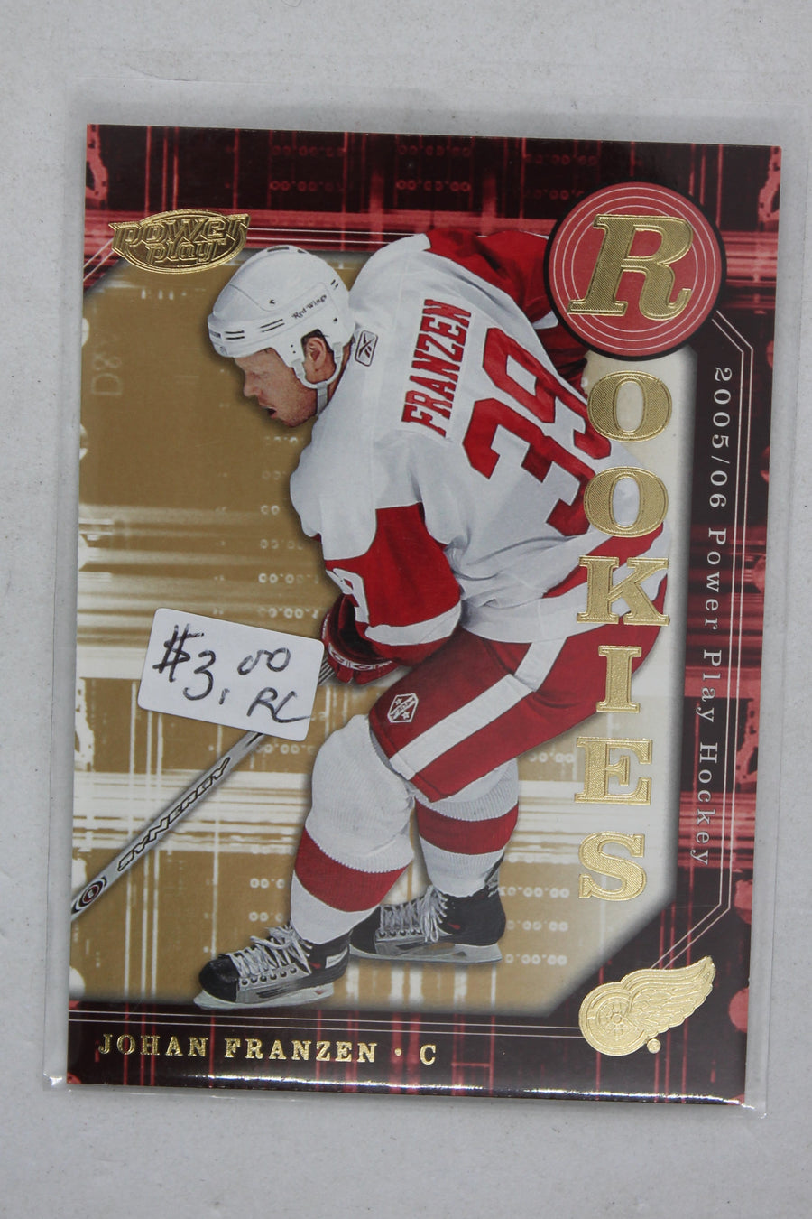 Johan Franzen 2005-06 Upper Deck Power Play - Rookies - Rookie Card