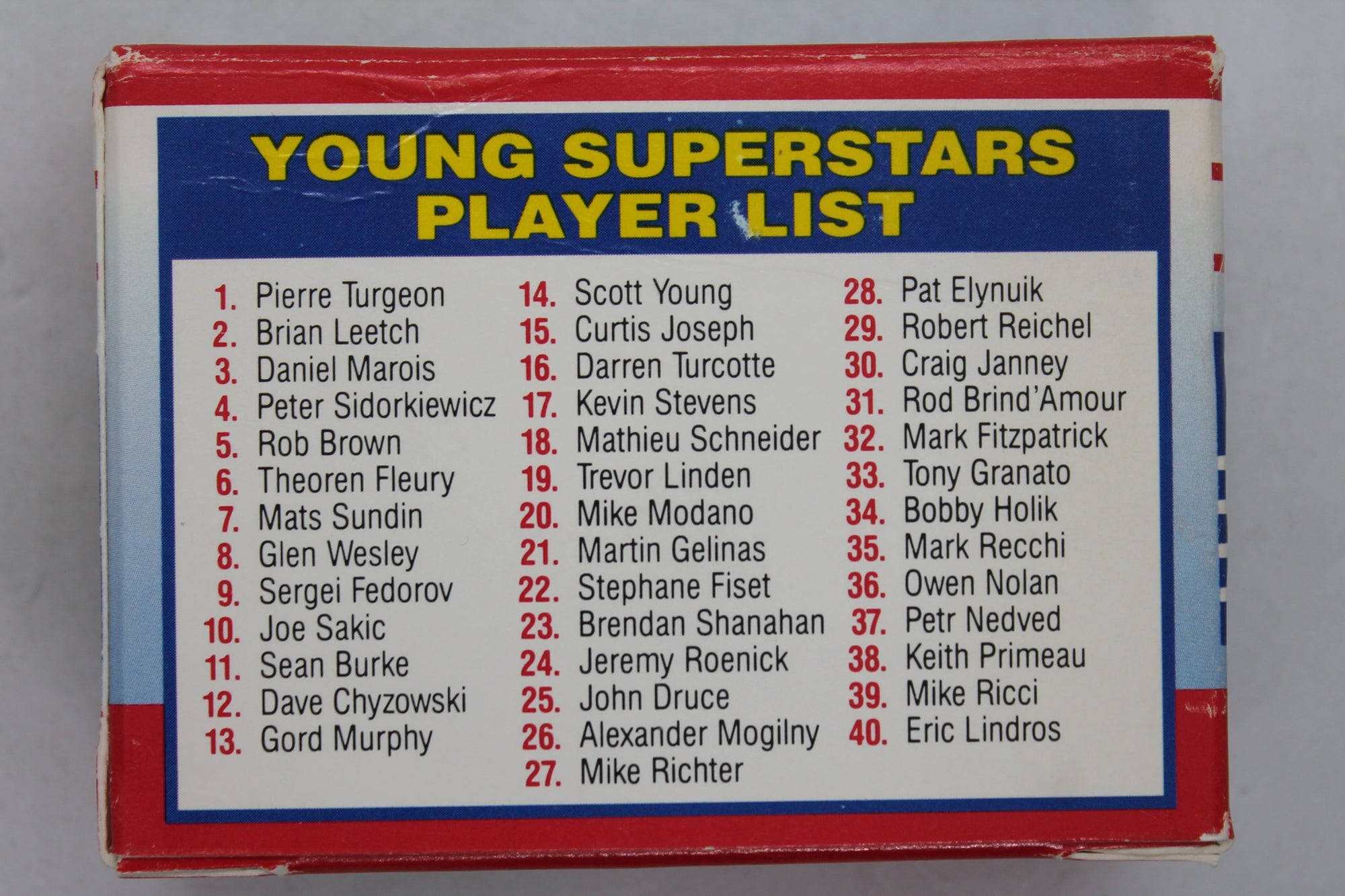 1990 Score Hockey Young Superstars Factory Sealed Set of 40 Cards